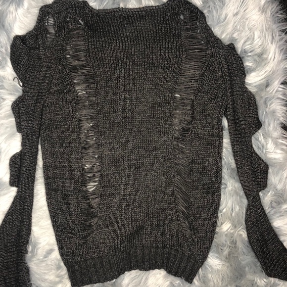 Distressed Sweater - Picture 2 of 2